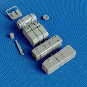 WP 004 - EZ8 and Dual Gundam Backpack 1/100