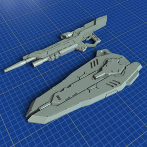 WP 043 - Beam Rifle and Shield (Gundam Freedom) 1/100
