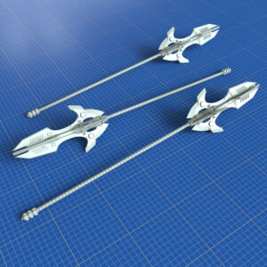 WP 044 - Spear Mace 001 1/100
