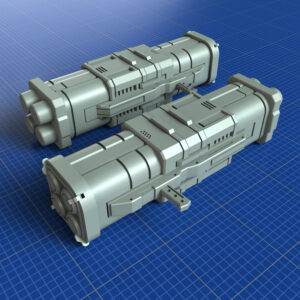 WP 047 - Missile Launcher 001 1/100 and 1/144
