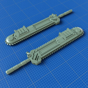 WP 080 - Chainsaw Sword 001 1/100 and 1/144