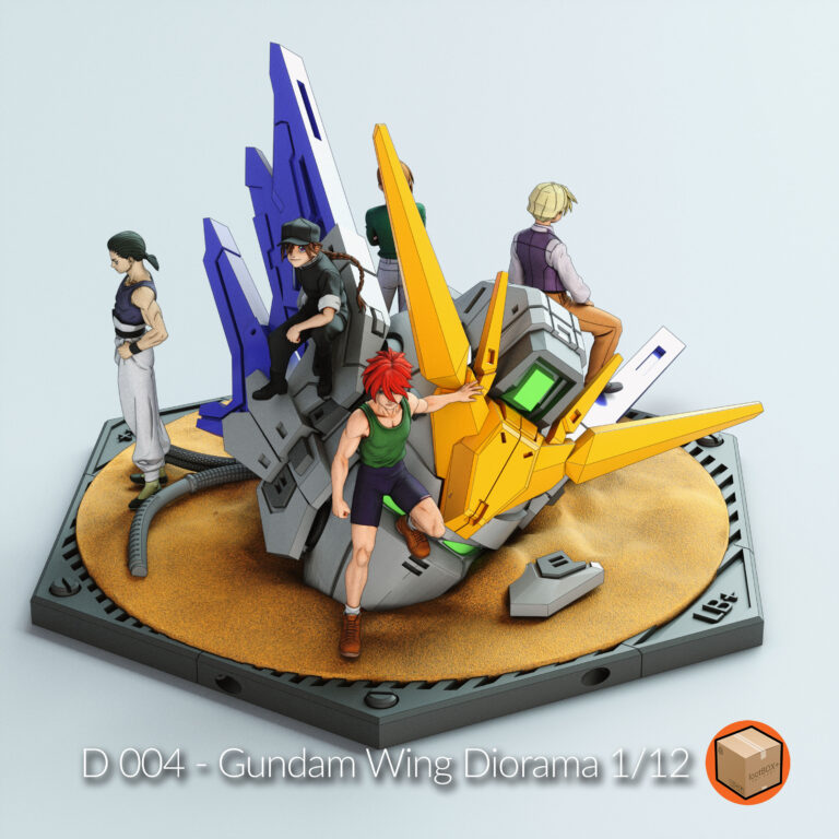 D 004 - Gundam Wing Diorama 1/12 — view 1