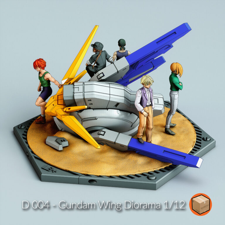 D 004 - Gundam Wing Diorama 1/12 — view 2