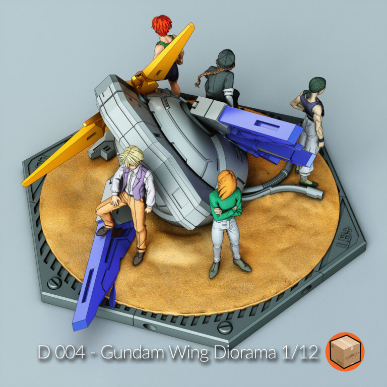 D 004 - Gundam Wing Diorama 1/12 — view 3
