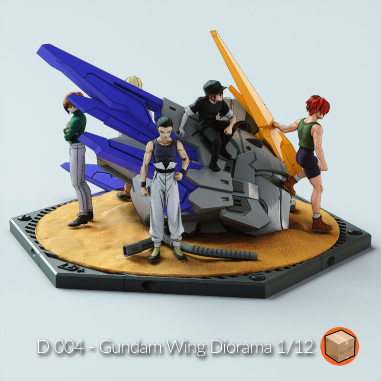 D 004 - Gundam Wing Diorama 1/12 — view 5
