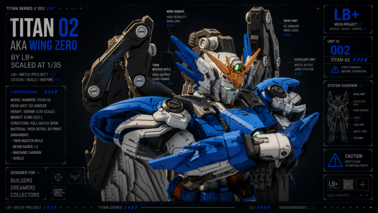 Titan 002 – aka Wing Zero 1/35 — view 2