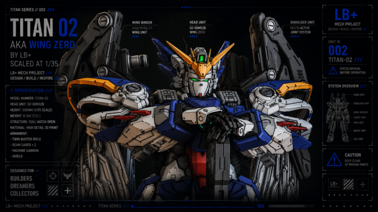 Titan 002 – aka Wing Zero 1/35 — view 3