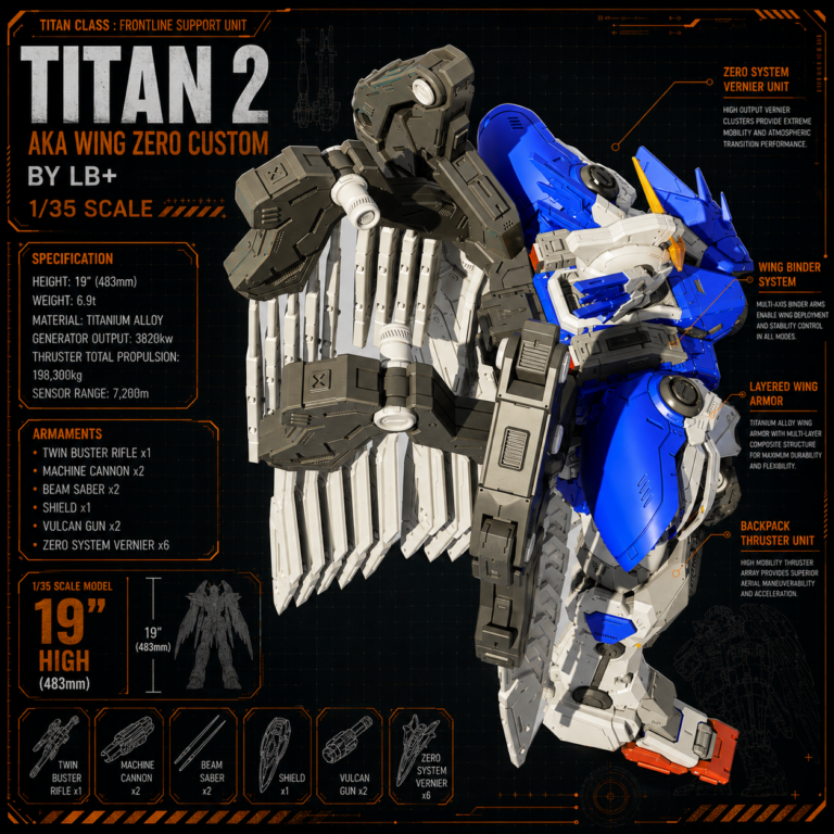 Titan 002 – aka Wing Zero 1/35 — view 8
